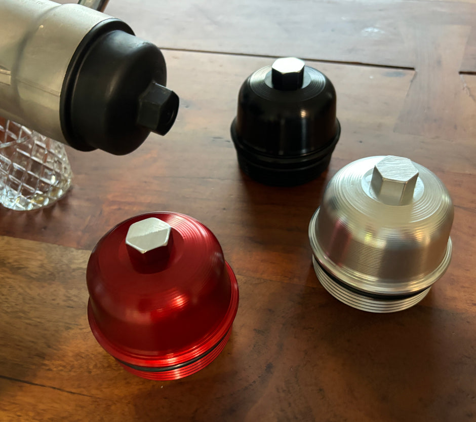 Billet Oil Filter Cap 18mm hex Vanderhall and all chevy 1.4L motors