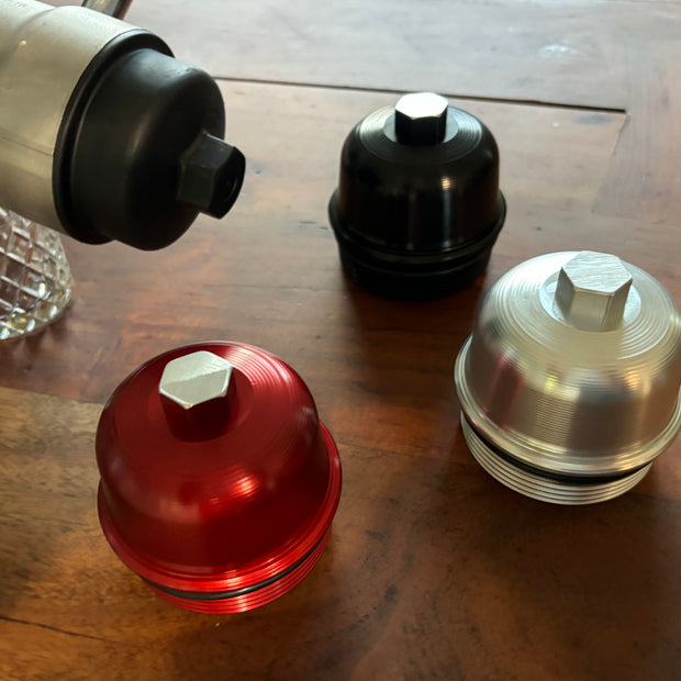 Billet Oil Filter Cap 18mm hex Vanderhall and all chevy 1.4L motors
