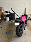 Kawasaki Ninja ZX-6R Billet aluminum and Carbon fiber Action camera mount