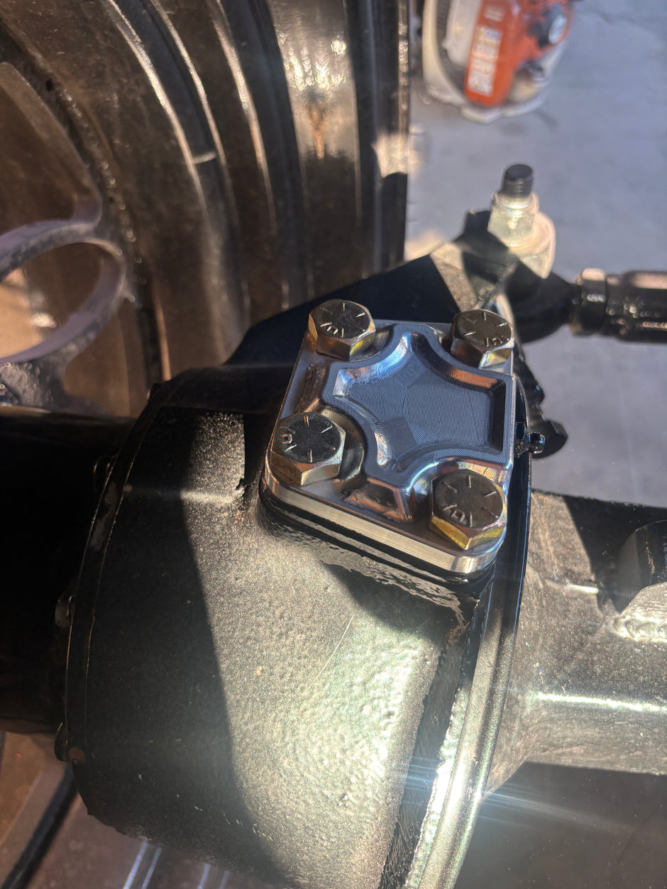 2.5 ton Billet Kingpin cap set of 4